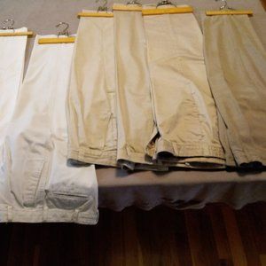Men's, summer weight, chino's and khaki trousers